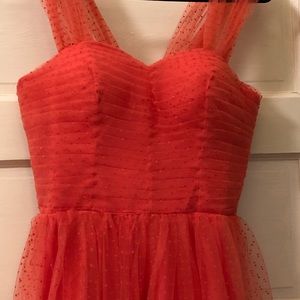 Unique Vintage Coral Dress